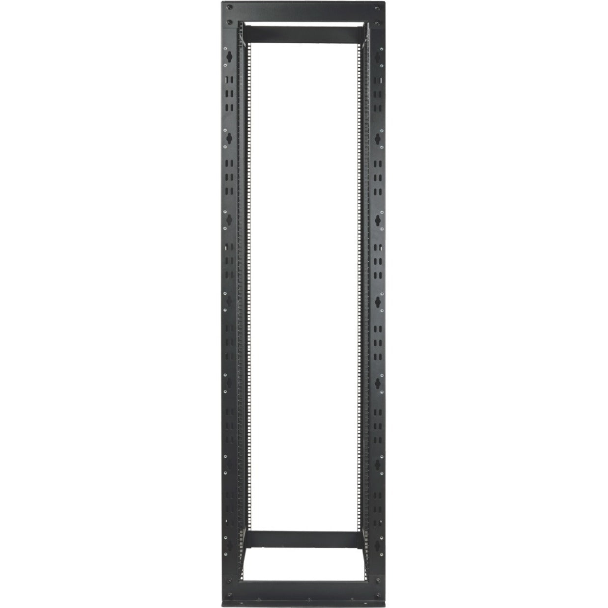 Tripp Lite SR4POST48HD Heavy-Duty 4-Post Open Frame Rack Cable Management Removable Side Panel Casters