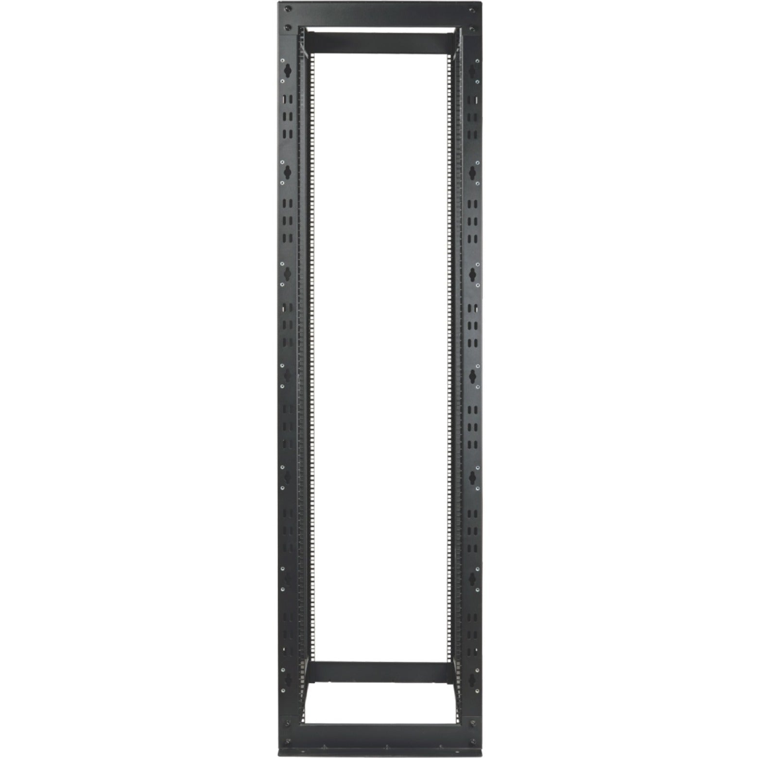 Tripp Lite SR4POST50HD Heavy-Duty 4-Post Open Frame Rack, Cable Management, Removable Side Panel, Casters