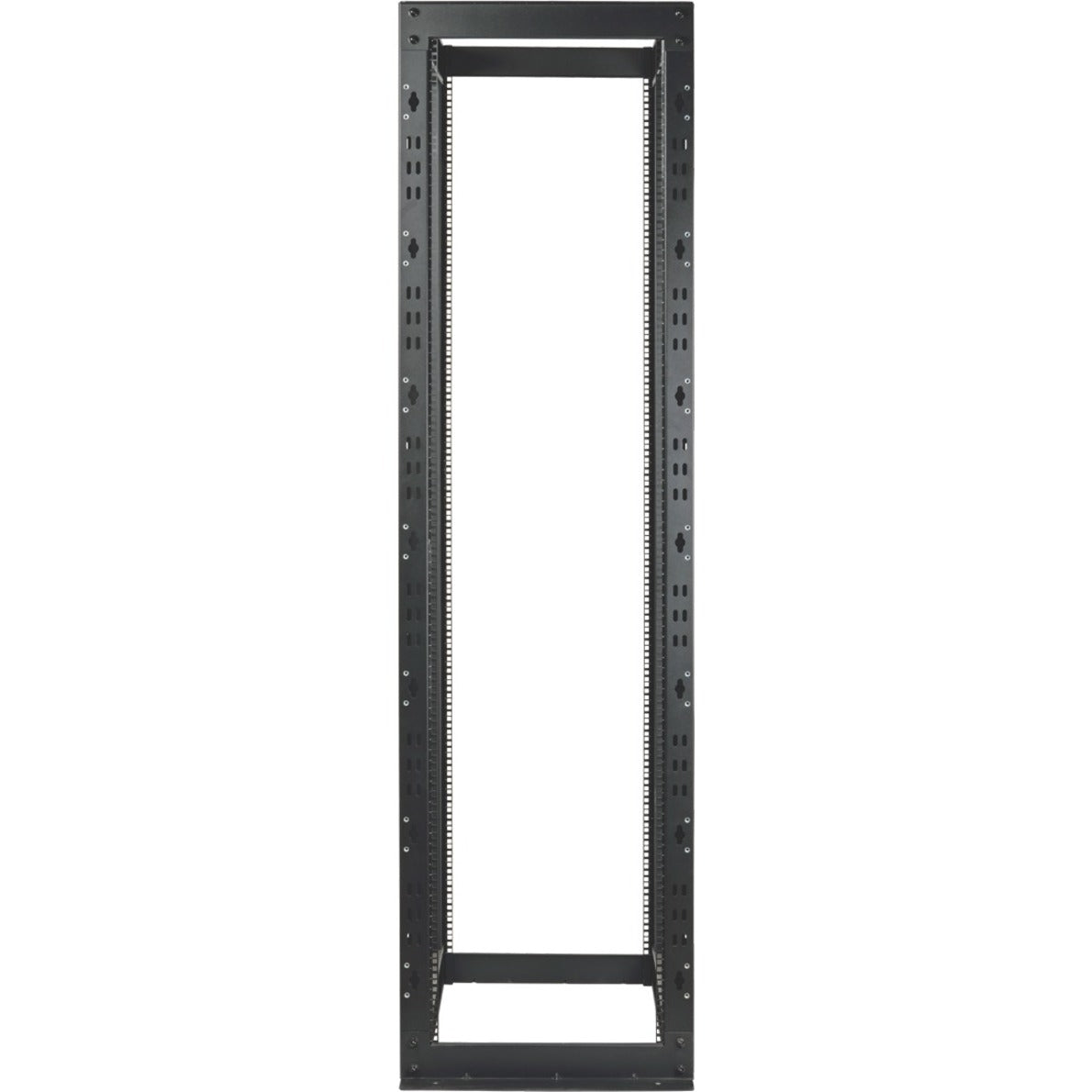 Tripp Lite SR4POST52HD Heavy-Duty 4-Post Open Frame Rack, Cable Management, Removable Side Panel, Casters