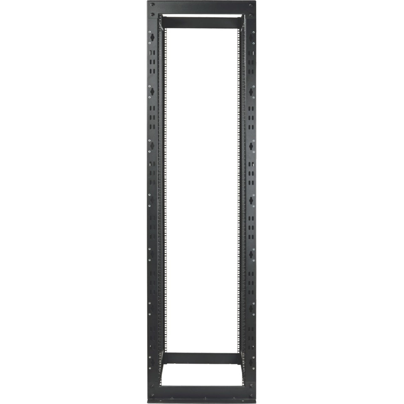 Tripp Lite SR4POST58HD Heavy-Duty 4-Post Open Frame Rack Kabelbeheer Verwijderbaar Zijpaneel Wielen