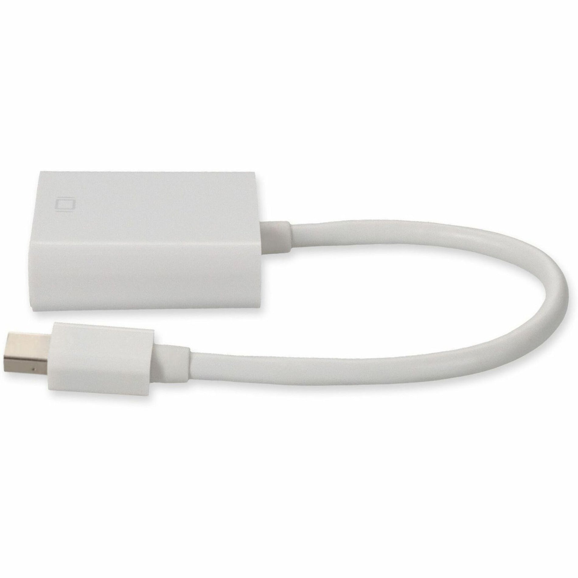 AddOn MB570Z/B-AO Mini DisplayPort/DVI Video Cable, Active, 7.87" Length, 1920 x 1200 Supported Resolution