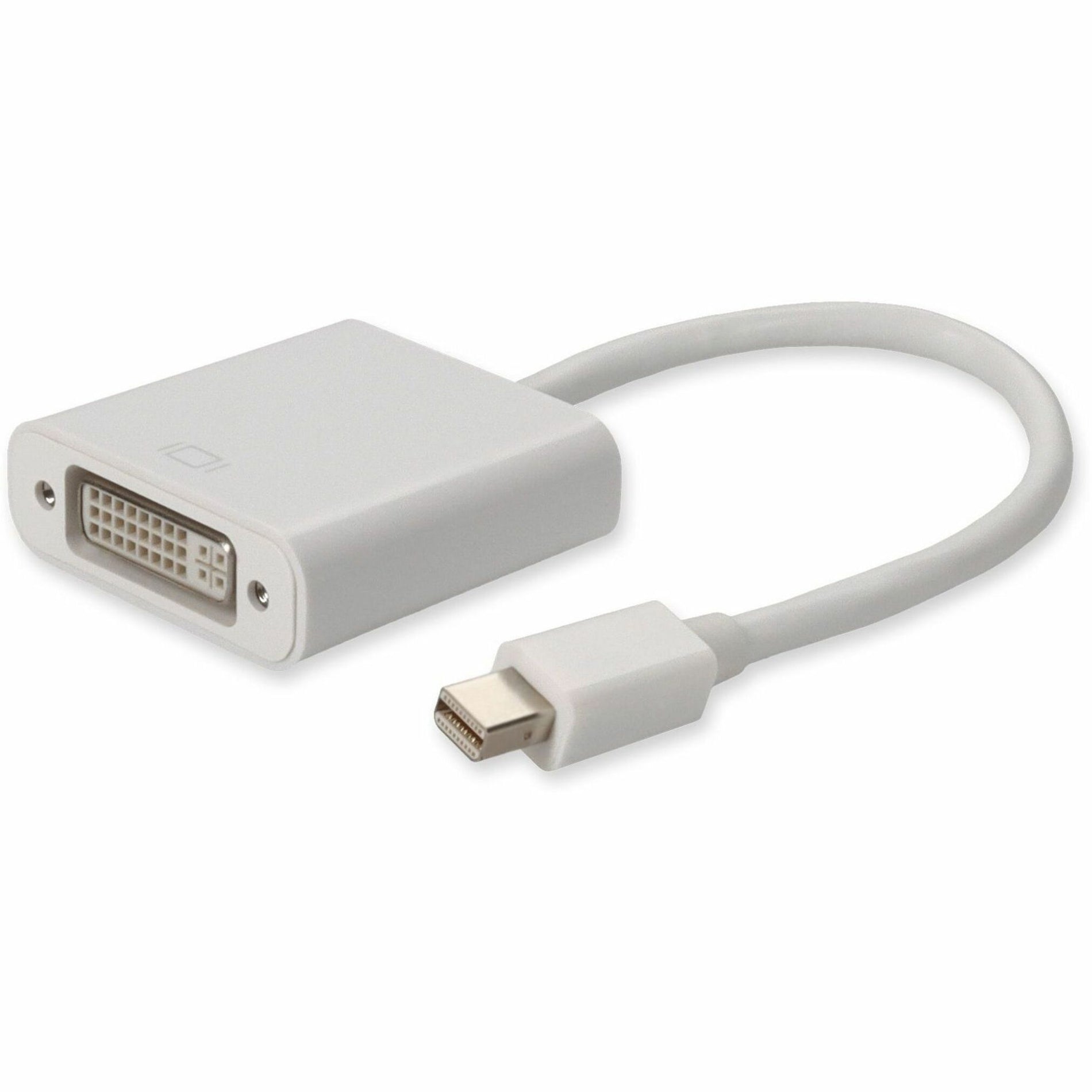 AddOn MB570Z/B-AO Mini DisplayPort/DVI Video Cable, Active, 7.87" Length, 1920 x 1200 Supported Resolution