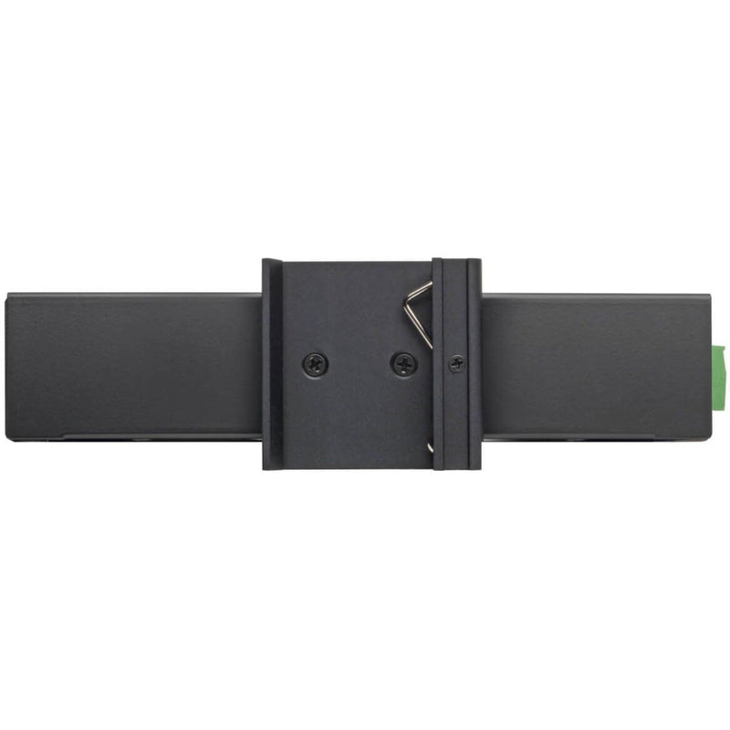 DIN rail mounting bracket of Tripp Lite USB hub showing mounting mechanism