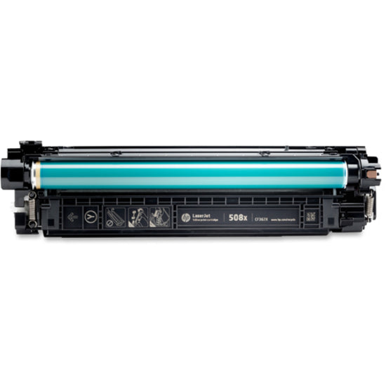 Side view of HP 508A toner cartridge showing internal components-alternate-image3