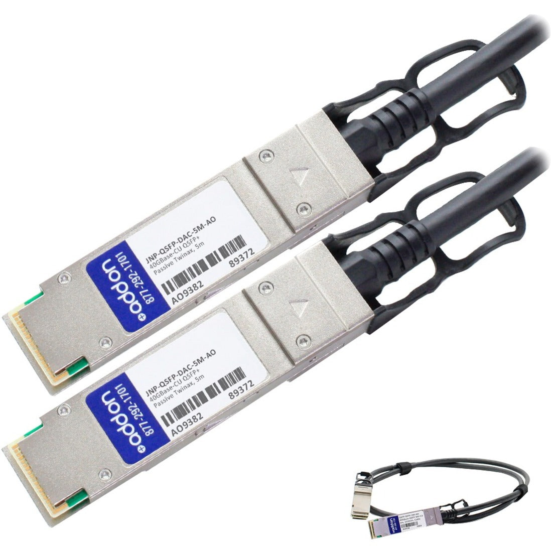 Lisäosa JNP-QSFP-DAC-5M-AO kaksipäinen verkkojohto 500 m 40 Gbps passiivinen