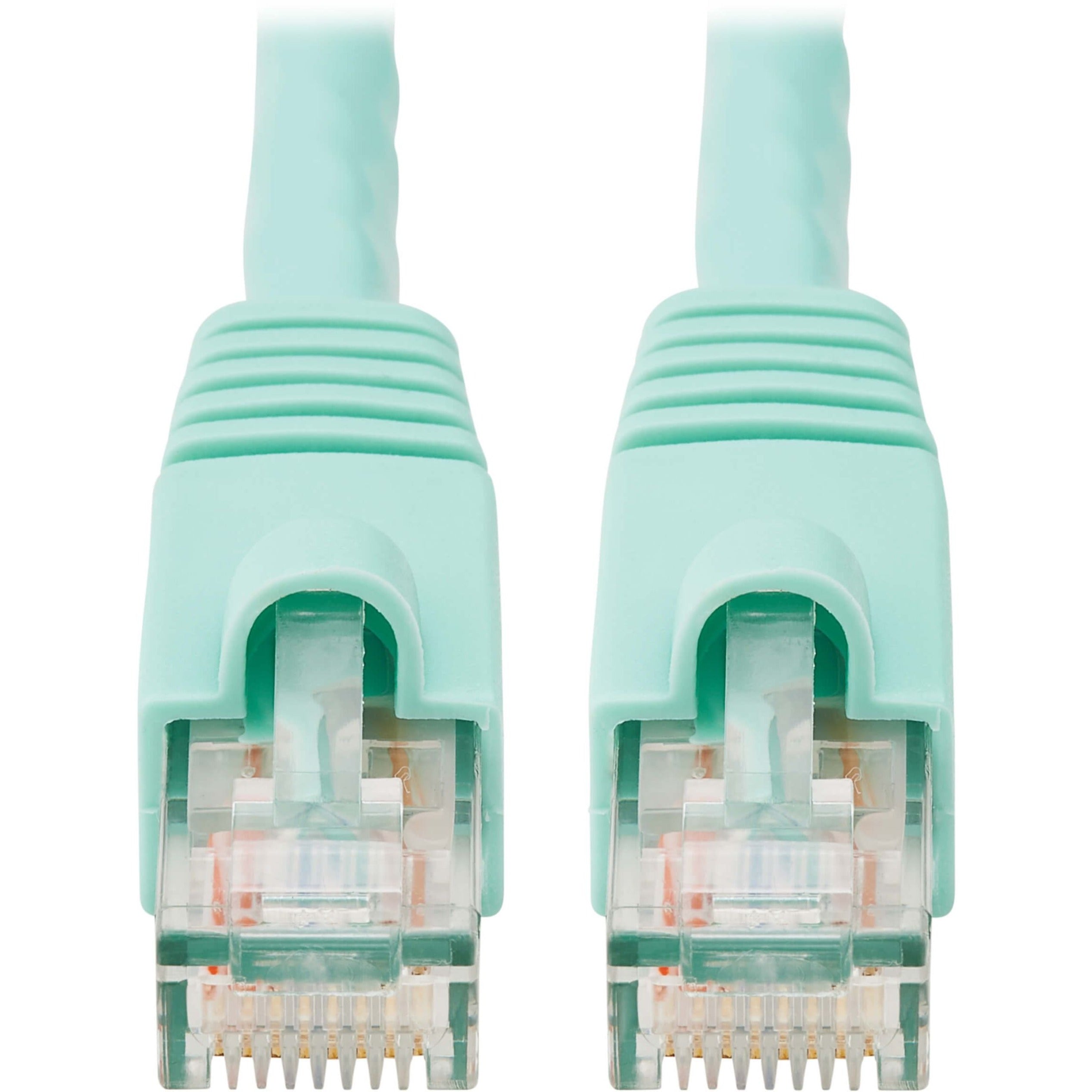 Tripp Lite N261-005-AQ 5英尺 Cat6a水绿色补丁电缆 10 Gbit/s数据传输速率 应变缓解 防劣损 品牌名称：Tripp Lite 品牌翻译：Tripp Lite