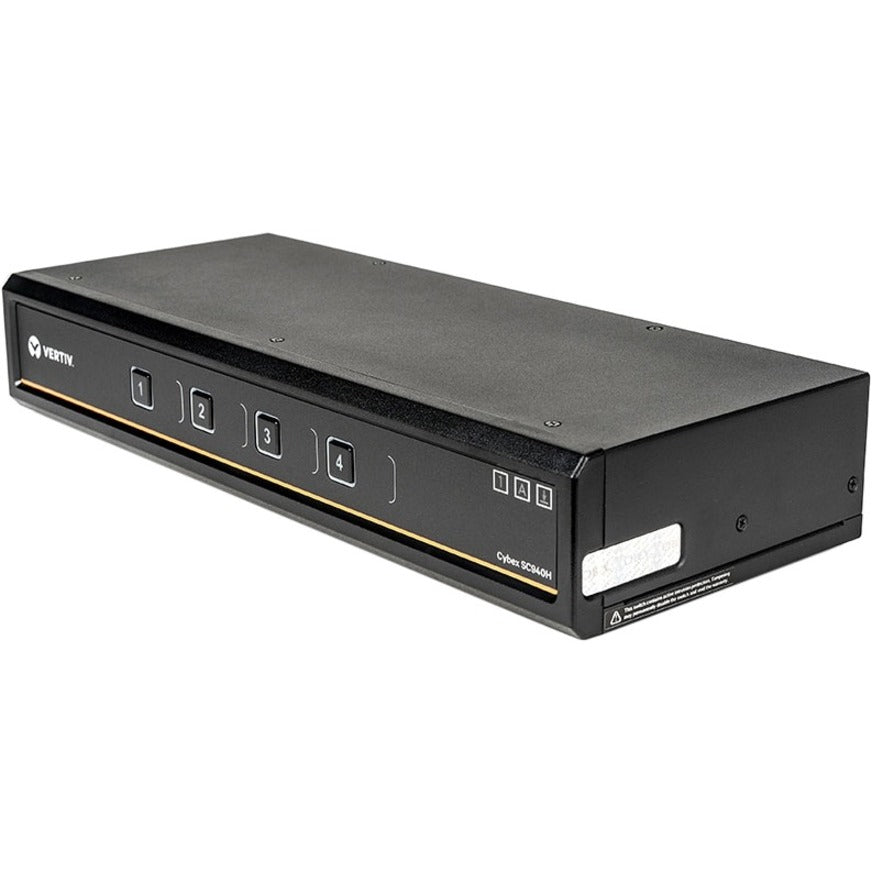 AVOCENT SC940H-001 Cybex SC900 Secure Desktop KVM Switch, 4 Port Dual-Head, HDMI, TAA