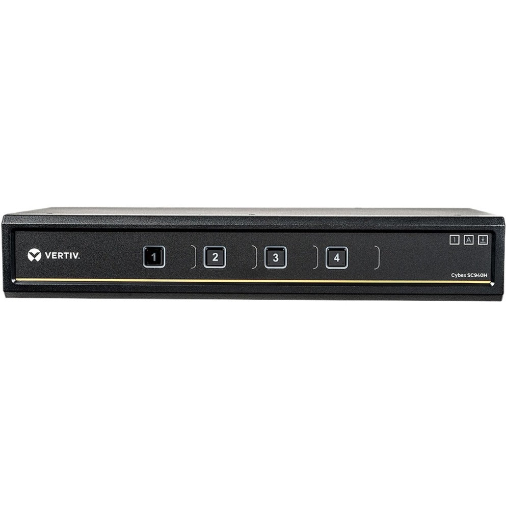 AVOCENT SC940H-001 Cybex SC900 Secure Desktop KVM Switch, 4 Port Dual-Head, HDMI, TAA