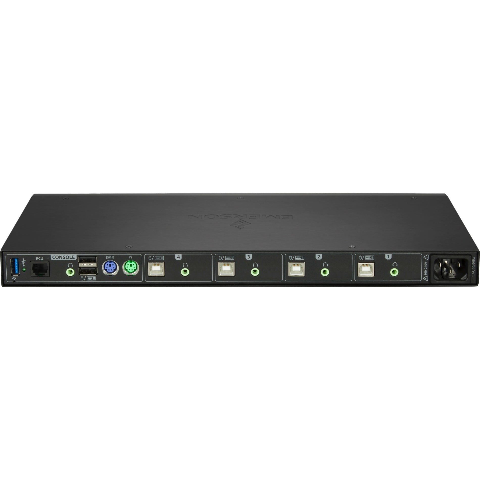 AVOCENT SCKM140-001 Cybex 4 Port Secure Desktop KM Switch, USB/PS/2, TAA Compliant, IP52