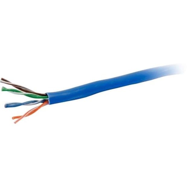 Cable Ethernet a granel Cat6 de 1000 pies - Clasificado CMP para pleno UTP azul.