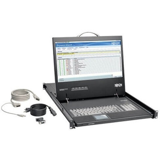 Tripp Lite: Tripp Lite 1U: 1U Rack-Mount Console: Console montata su rack 19" LCD: 19" LCD DVI/VGA: DVI/VGA Keyboard: tastiera TouchPad: TouchPad.