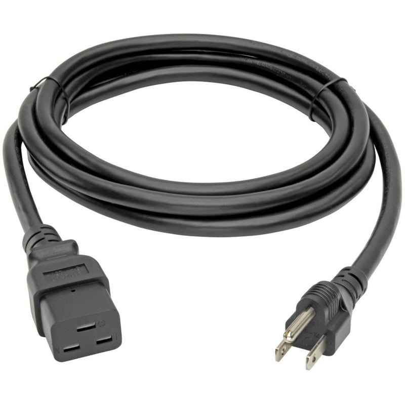 Full length view of Tripp Lite P034-008 power cord showing 8-foot cable span