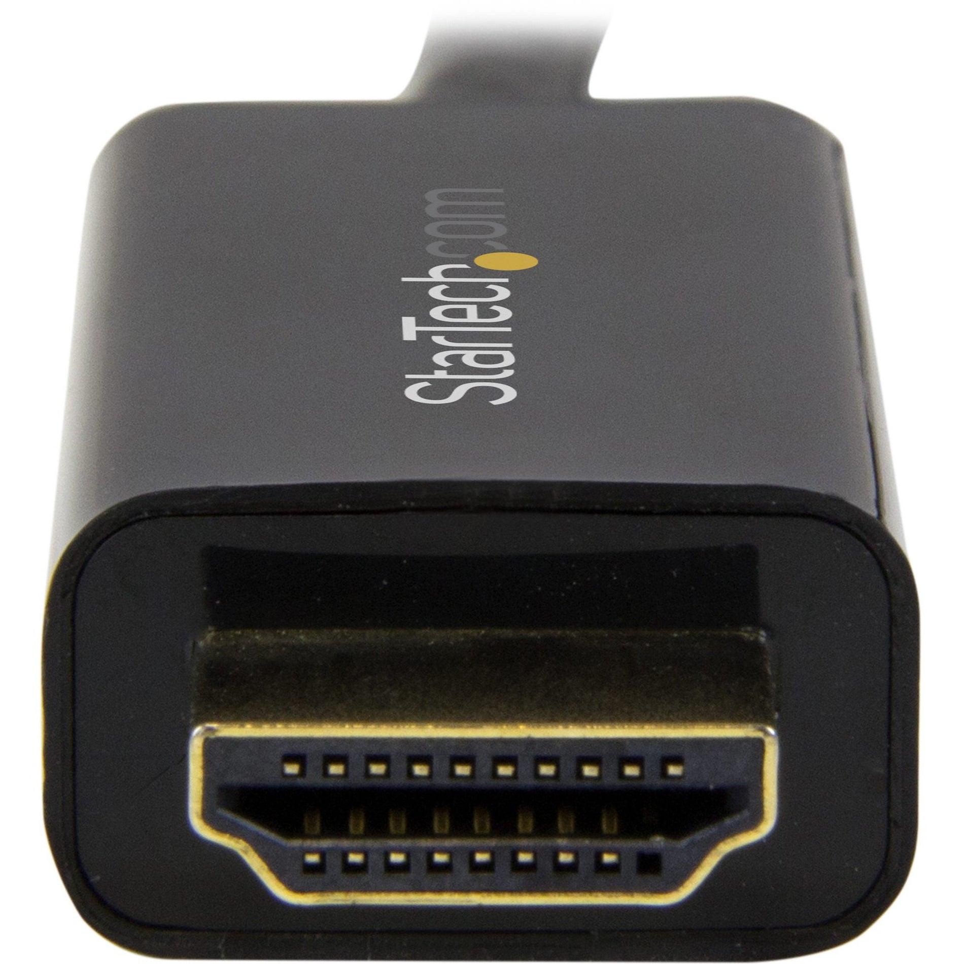 StarTech.com DP2HDMM2MB DisplayPort to HDMI Converter Cable - 6 ft (2m) - 4K, Eliminate Clutter by Connecting Your PC Directly to an HDMI Display