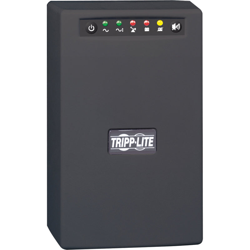 Side view of Tripp Lite OMNIVSINT1500XL UPS tower showing compact vertical design