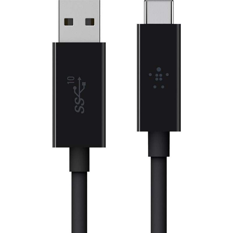 Belkin USB-A to USB-C cable showing both connector ends with SuperSpeed USB 3.1 logos