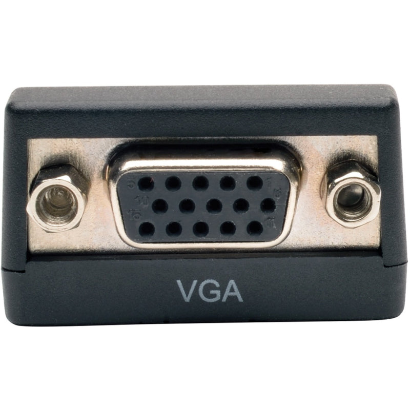 VGA female port end of the adapter showing 15-pin configuration and mounting screws