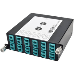 Tripp Lite N484-1M24-LC12 100Gb/120GB to 10Gb Breakout 캐세트 24-Fiber MTP/MPO to (x12) LC Duplex 패치 패널