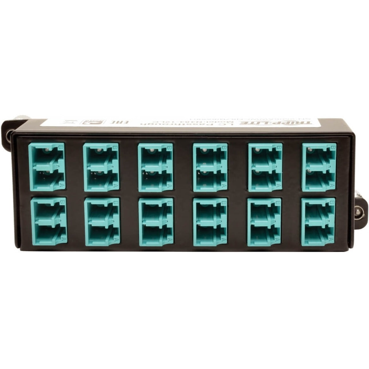 Tripp Lite N484-12LC 10GbE Pass-Through Cassette - (x12) LC Duplex, Network Patch Panel