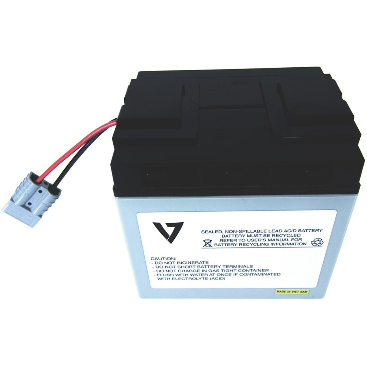 V7 RBC7-V7 UPS Replacement Battery for APC RBC7, 24V DC, 5 Year Battery Life, Lead Acid, Leak Proof/Maintenance-free