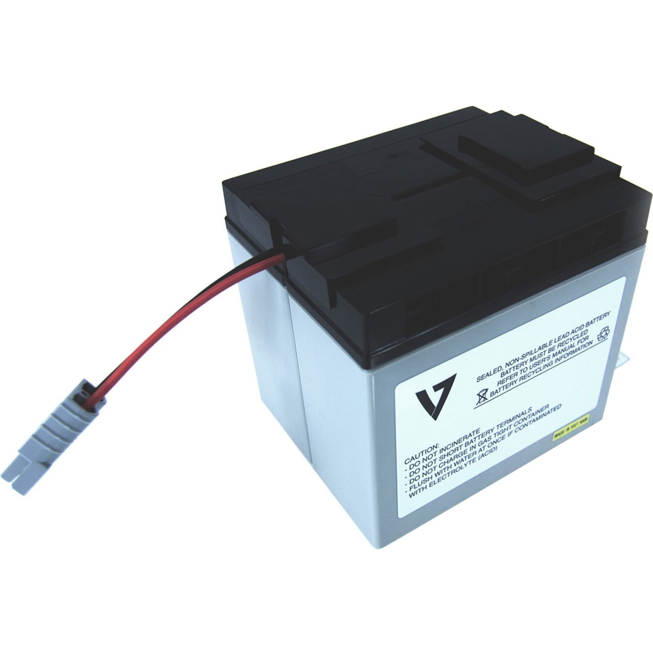 V7 RBC7-V7 UPS Replacement Battery for APC RBC7, 24V DC, 5 Year Battery Life, Lead Acid, Leak Proof/Maintenance-free