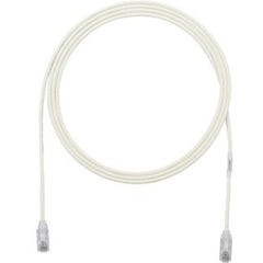 Cable de red UTP Cat.6 Panduit UTP28SP25 25 pies alivio de tensión libre de enredos conectores chapados en oro blanco roto