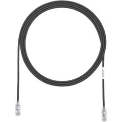 Panduit UTP28SP2BL Kategori 6 Kabel Jaringan UTP Patch 197 ft Penyangga Tegangan Bebas Terlilit Konektor Terlapis Emas Hitam