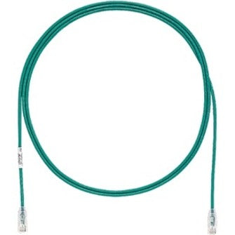 Panduit UTP28SP20GR Cat.6 UTP Patch Network Cable, 20 ft, Strain Relief, Tangle-free, Green