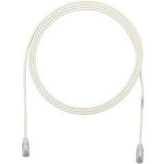 Cable de red UTP Panduit Cat.6 UTP 4 pies con alivio de tensión sin enredos conectores chapados en oro blanco roto