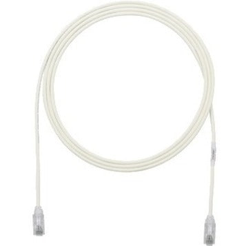 Panduit UTP28SP6 Cable de Red de Remiendo Cat.6 UTP 6 ft Alivio de Tensión Libre de Enredos Conectores Chapados en Oro Blanco Roto