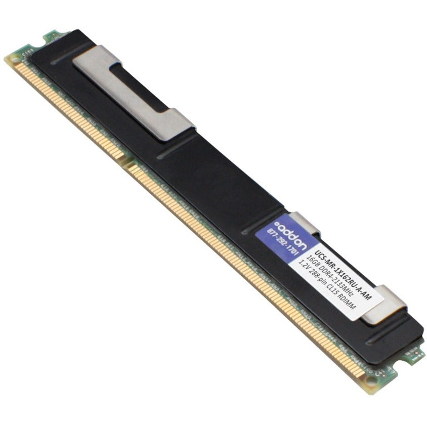 AddOn UCS-MR-1X162RU-A-AM 16GB DDR4 SDRAM Memory Module, CL15, ECC, 2133 MHz, 1.20V