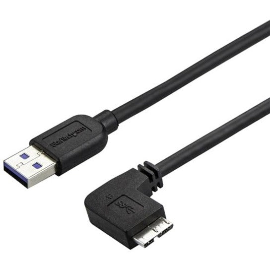 StarTech.com USB 3.0 cable with standard Type-A connector and right-angle Micro-USB connector