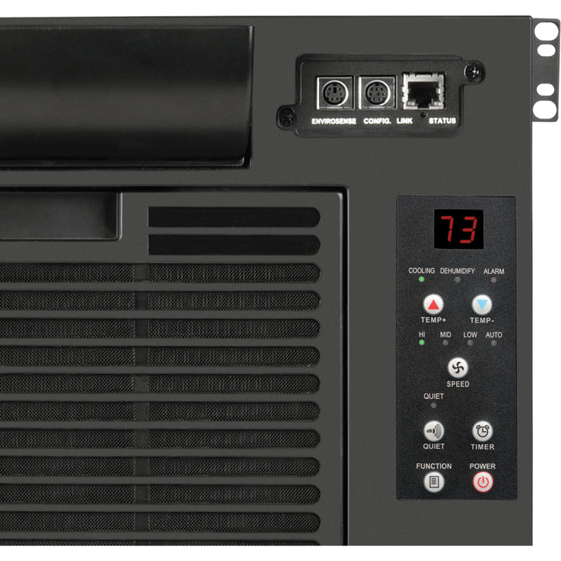 Detail view of SRCOOL7KRM network management ports and control interface