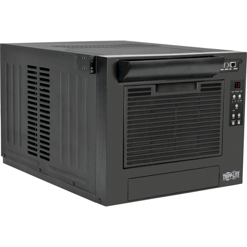 Front view of Tripp Lite SRCOOL7KRM rack-mounted air conditioning unit showing cooling vents and control panel