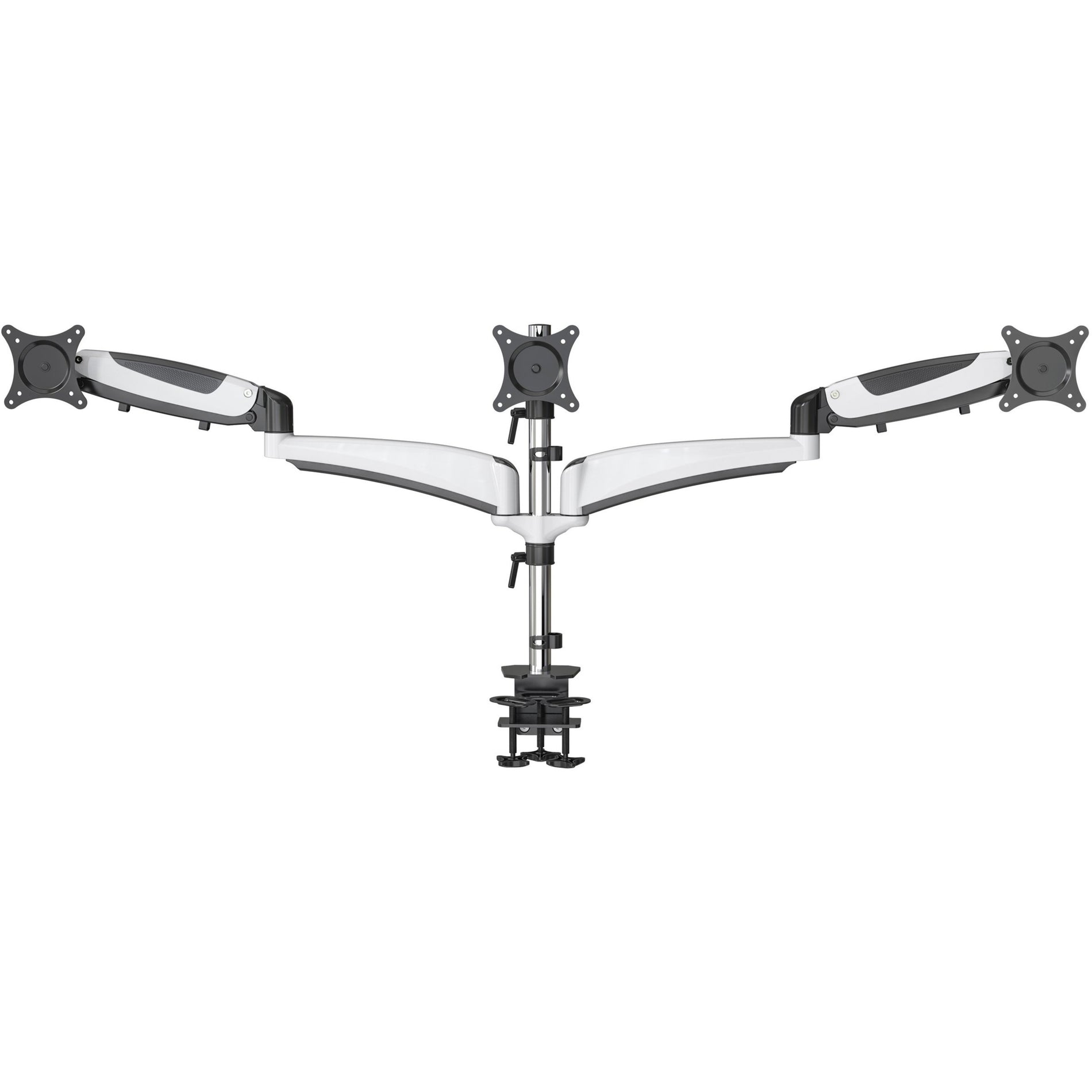 Amer Mounts HYDRA3 Triple Monitor Mount with Articulating Arms, Ergonomic, 360° Rotation, Cable Management