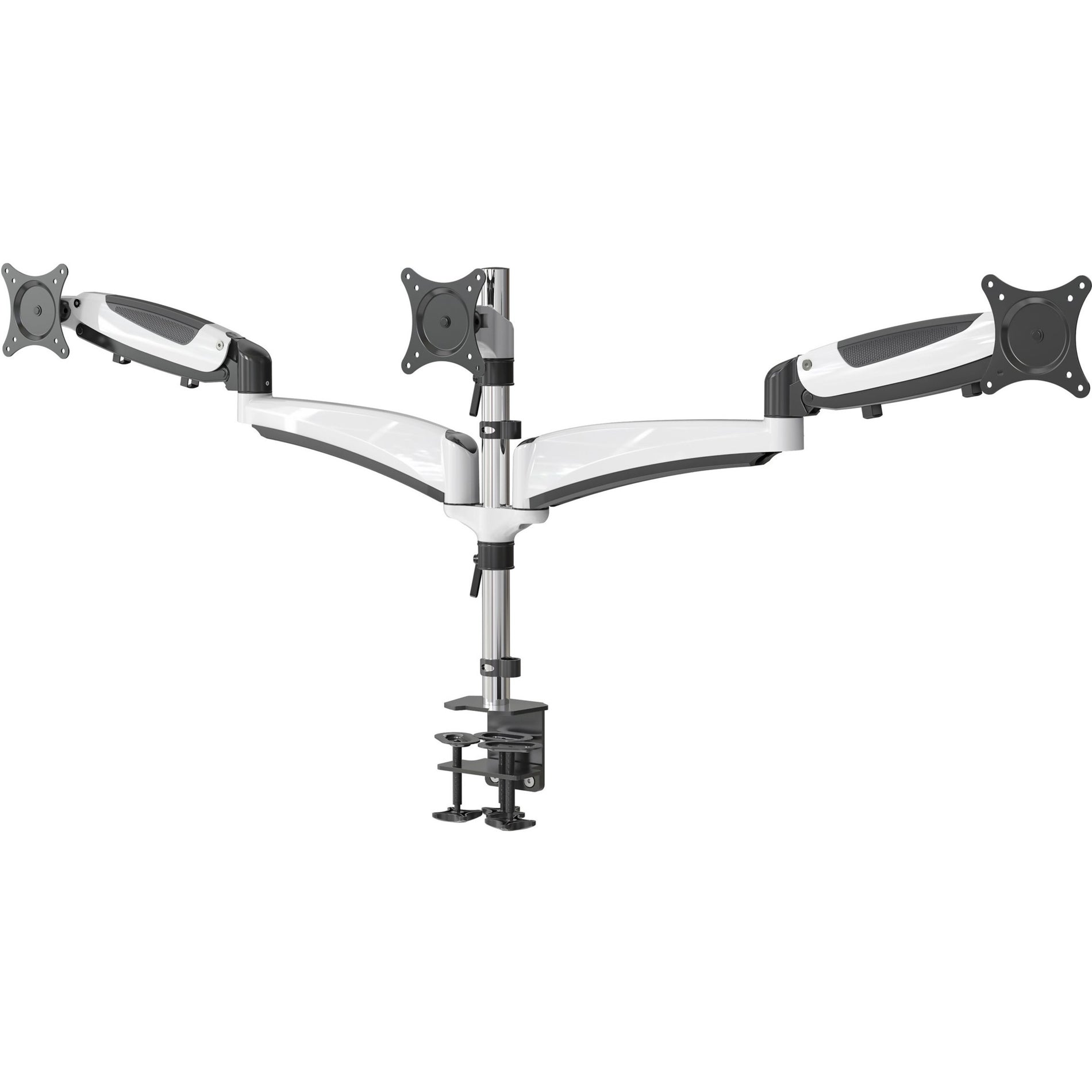 Amer Mounts HYDRA3 Triple Monitor Mount with Articulating Arms, Ergonomic, 360° Rotation, Cable Management