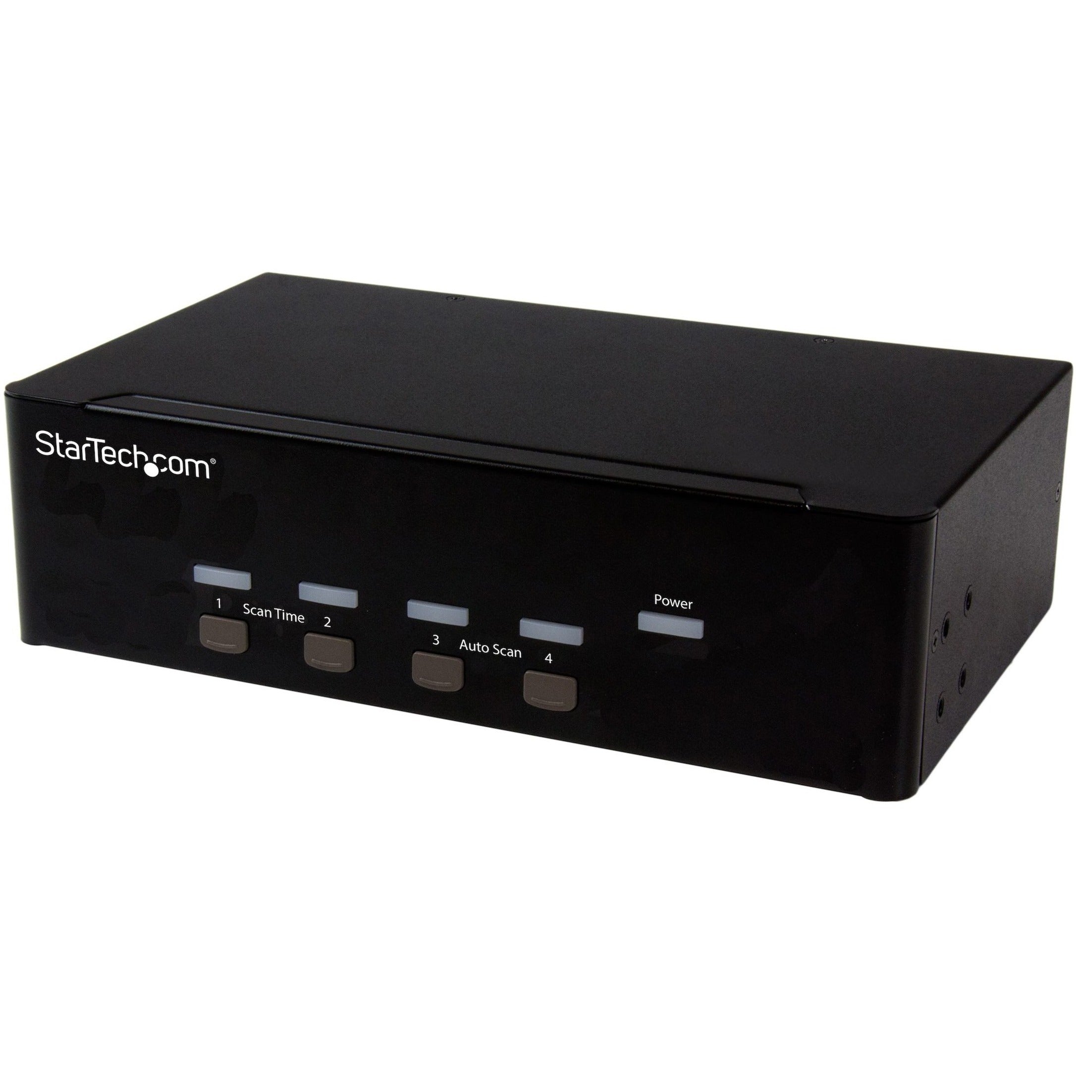 StarTech.com SV431DVGAU2A 4-poorts KVM-schakelaar met dubbele VGA - USB 2.0 maximale videobereik 1920 x 1200 2 jaar garantie