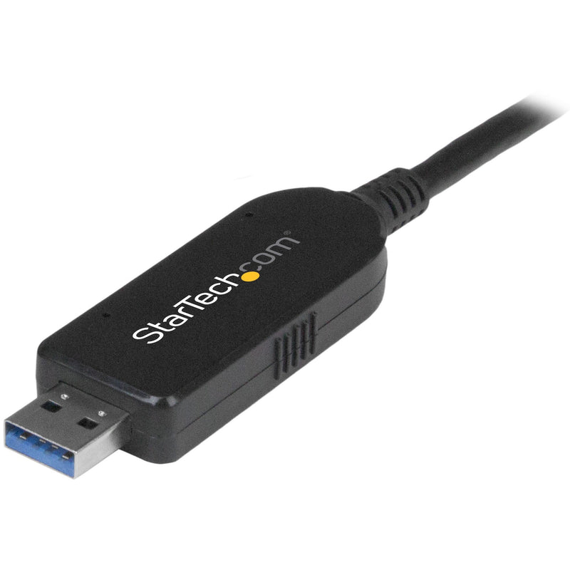 Detailed view of StarTech.com USB 3.0 transfer hub with company branding