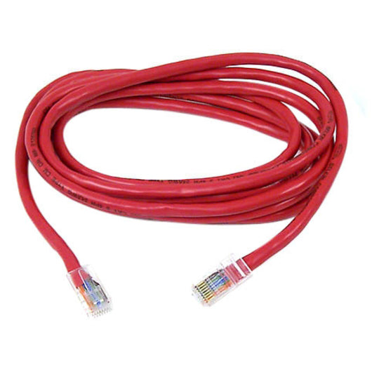 15-foot red Belkin Cat5e network cable with RJ45 connectors at both ends