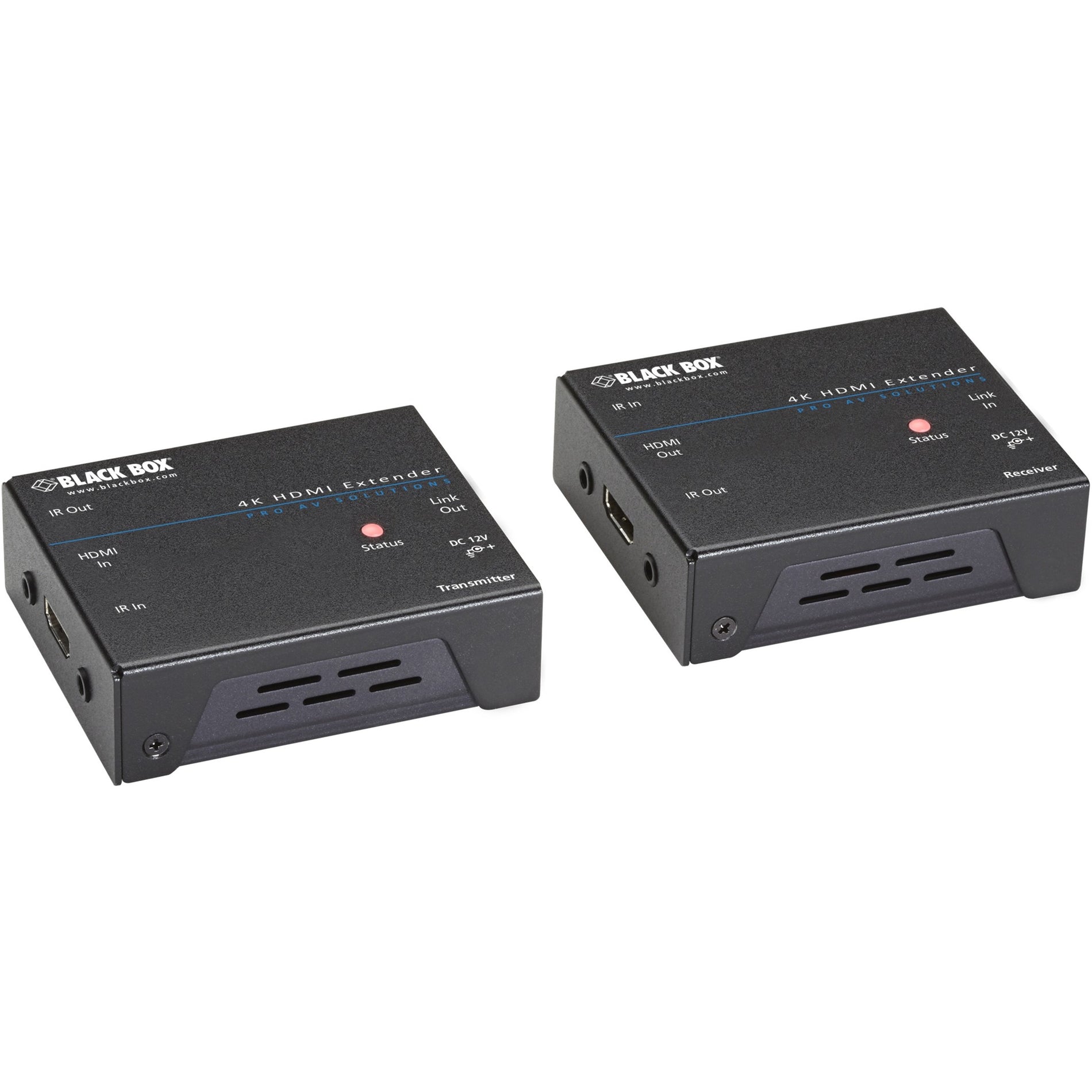 Black Box VX-HDMI-TP-70M 4K HDMI IR Extender 70M, 3 Year Warranty, Twisted Pair, Category 6