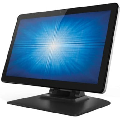 Angled view of Elo I-Series display showing optimal viewing and touch interaction position