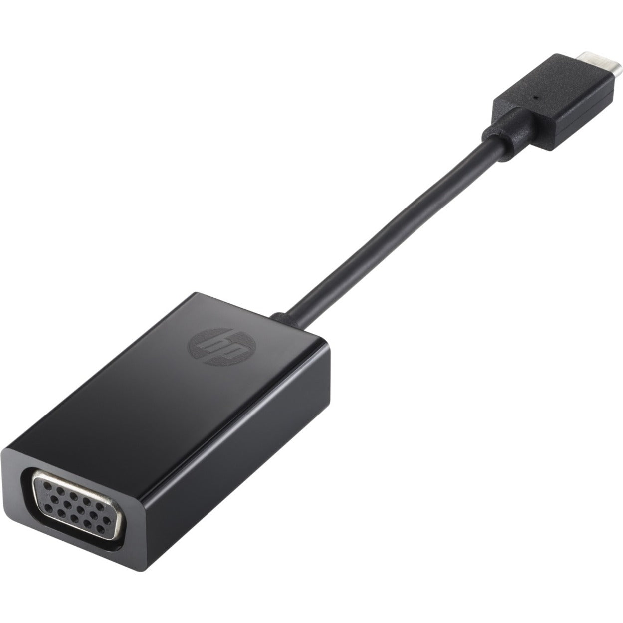 HP USB-C to VGA アダプタ、USB Type C デバイス を VGA ディスプレイ に接続、 ブランド名: HP (エイチピー)