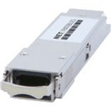 Netpatibles QSFP-40G-SR4-NP optical transceiver module in silver housing with MPO connector interface-alternate-image1