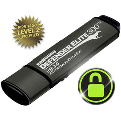 Kanguru KDFE300-64G Verdediger Elite300 FIPS 140-2 Gecertificeerde USB 3 Flash Drive 64GB