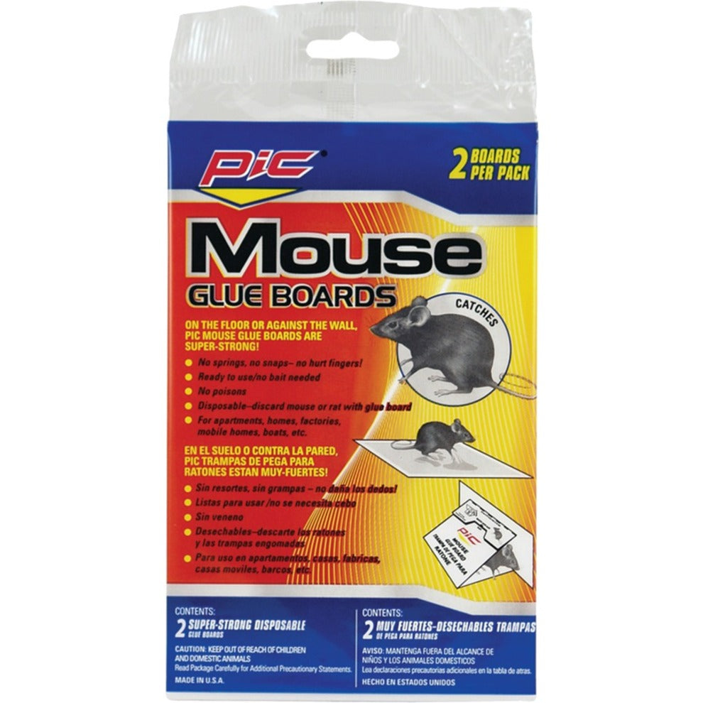 PIC GMT2F Mousetrap 2 / Pack, Pest Control, No Chemicals