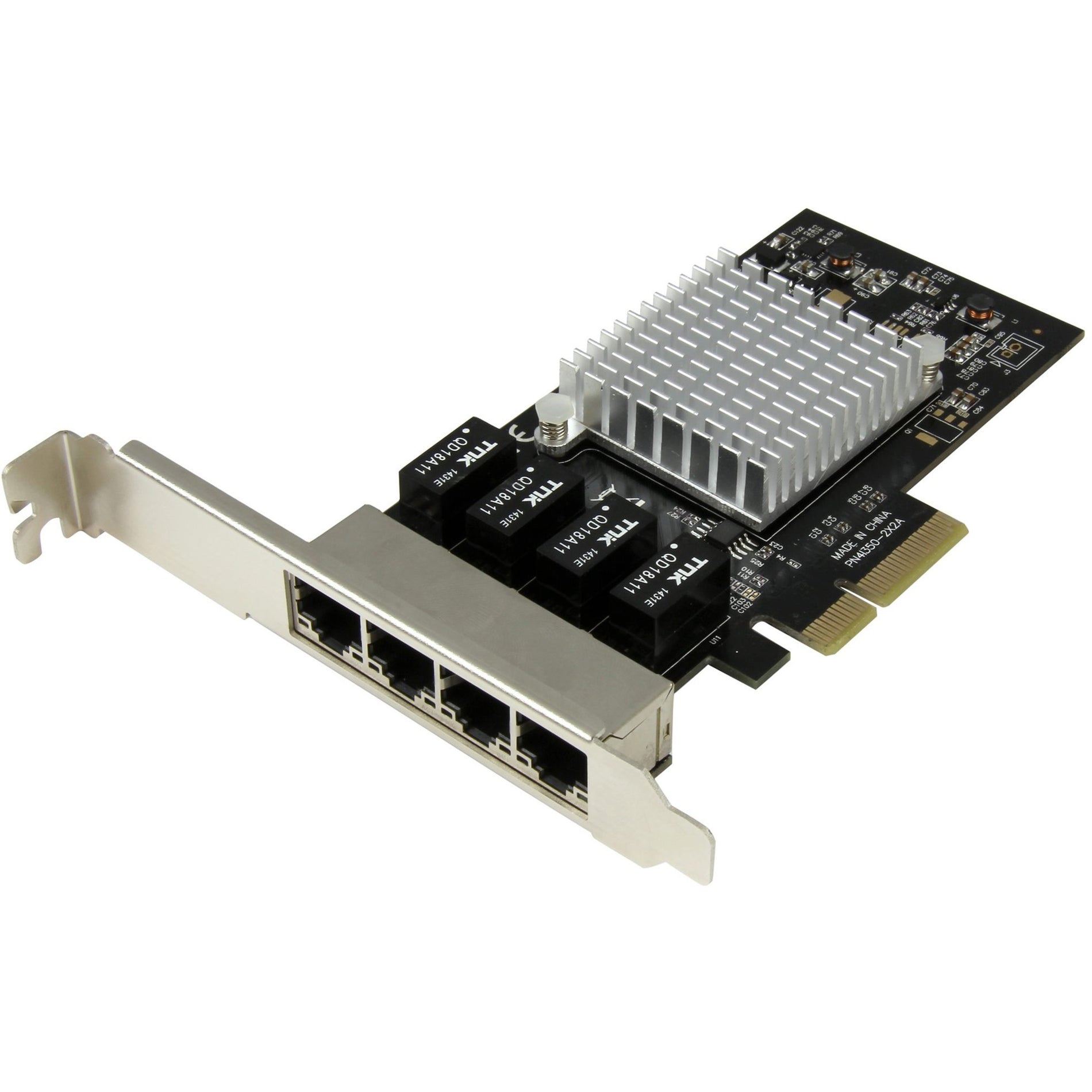 StarTech.com ST4000SPEXI 4-Port Gigabit Ethernet Network Card - Intel I350 NIC Quad Port PCIe Network Adapter Card w/ Intel Chip