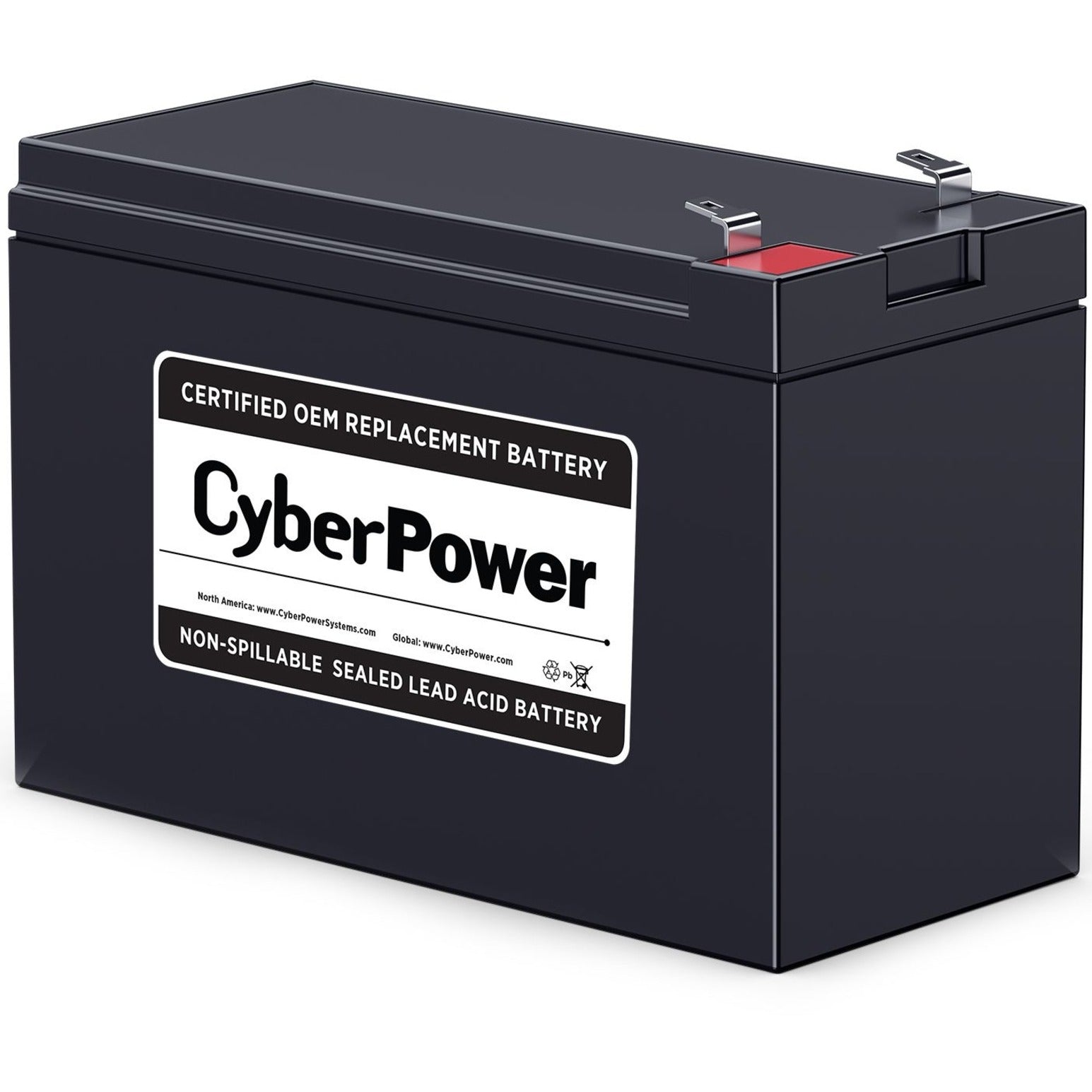 CyberPower RB1270B UPS Remplacement de Batterie Cartouche 18-Mois de Garantie 12V DC 7000mAh Acide Plomb