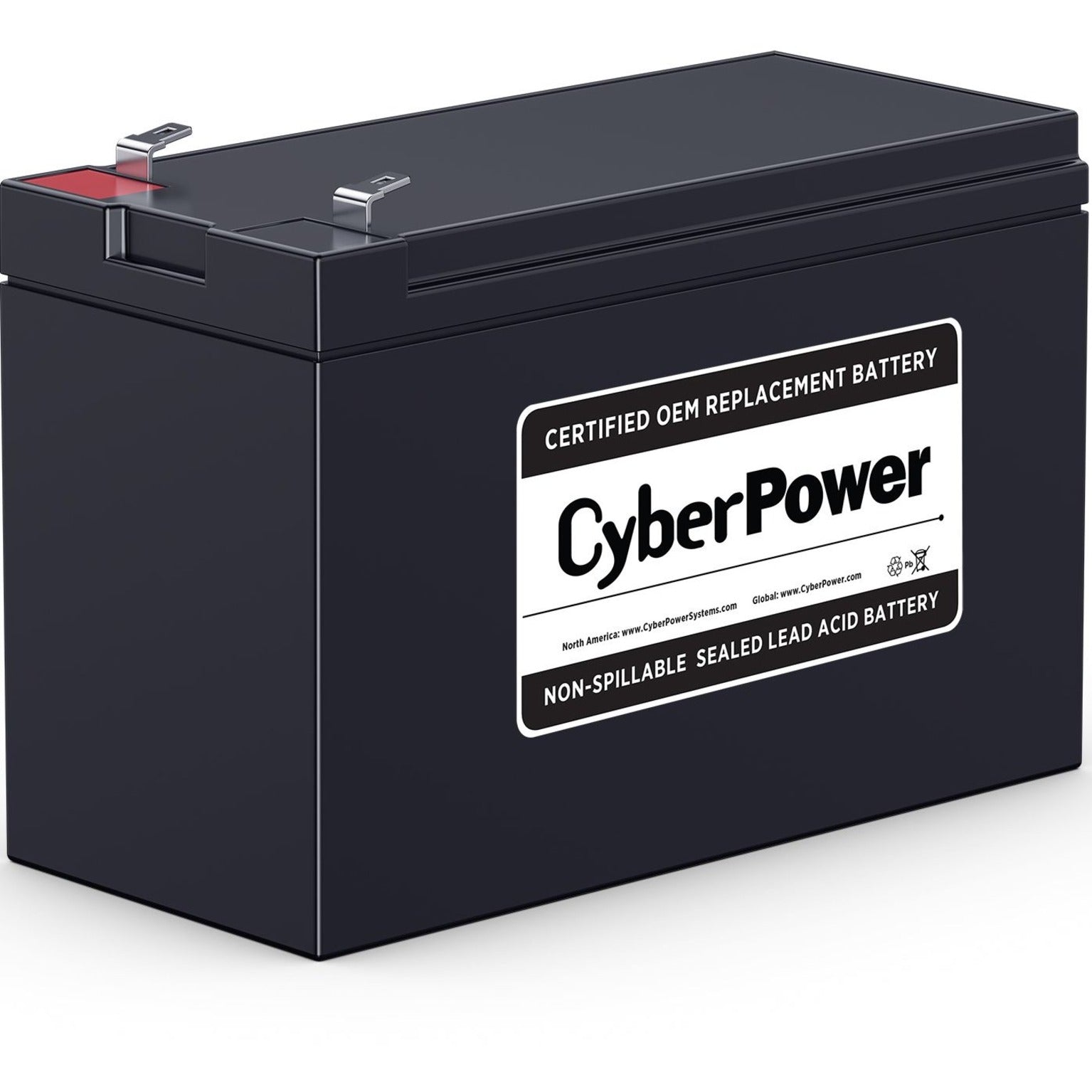 CyberPower RB1270B UPS Remplacement de Batterie Cartouche 18-Mois de Garantie 12V DC 7000mAh Acide Plomb