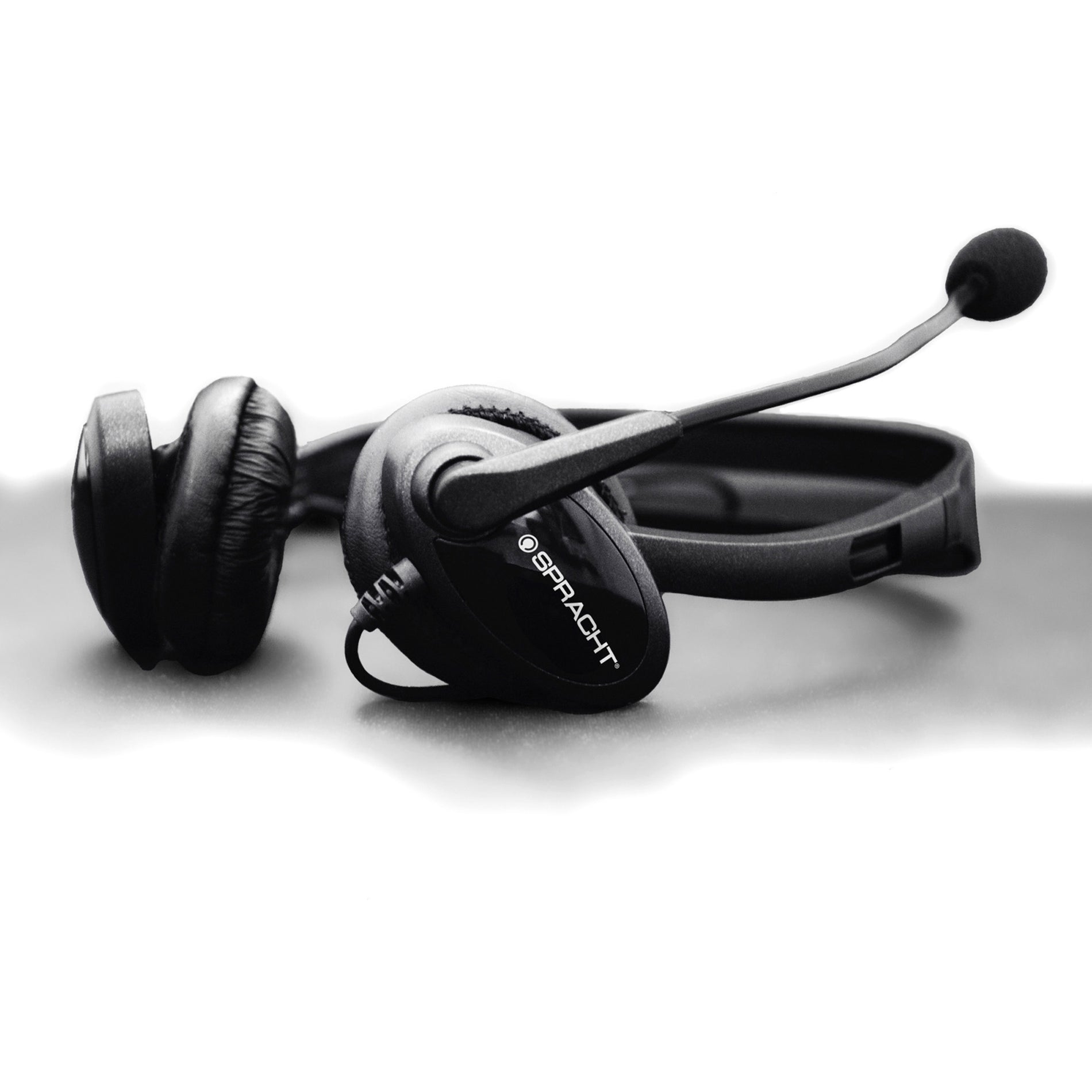 Spracht ZUM3500 Z?M Stereo 3.5 and USB Headset, Comfortable, Durable, Noise Canceling, 5 ft Cable Length