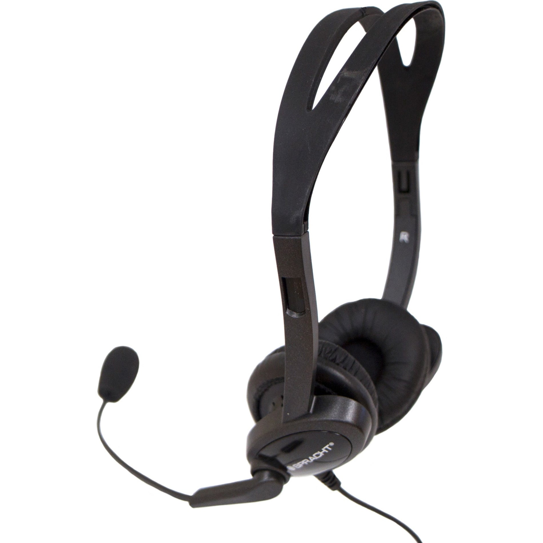 Spracht ZUM3500 Z?M Stereo 3.5 and USB Headset, Comfortable, Durable, Noise Canceling, 5 ft Cable Length