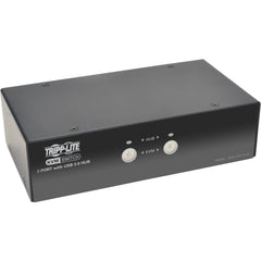 Tripp Lite B004-DPUA2-K 2-Port DisplayPort KVM Switch m/audio kabler og USB 3.0 SuperSpeed Hub